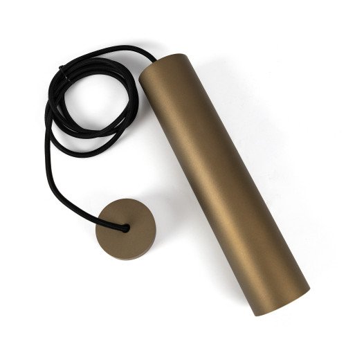 Binnenverlichting Cylin hanglamp brons modern