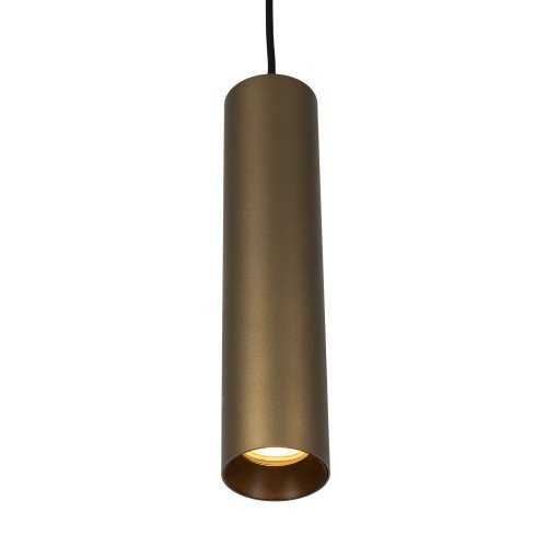 Binnenverlichting Cylin hanglamp brons modern