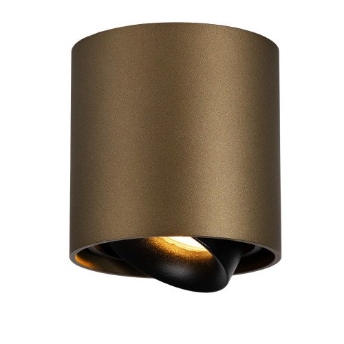 Binnenverlichting Oliver opbouwspot brons modern