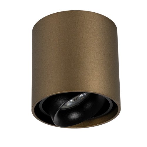 Binnenverlichting Oliver opbouwspot brons modern