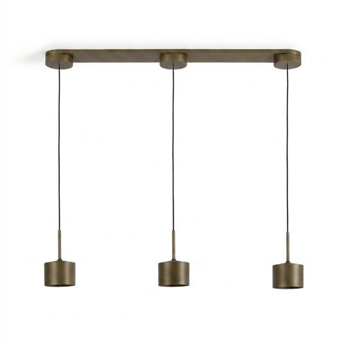 Binnenverlichting June hanglamp brons modern 3-lichts