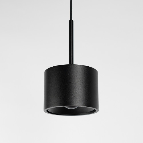 Binnenverlichting June hanglamp zwart modern 3-lichts