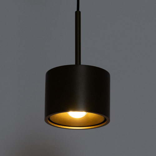 Binnenlamp June hanglamp zwart aluminium modern