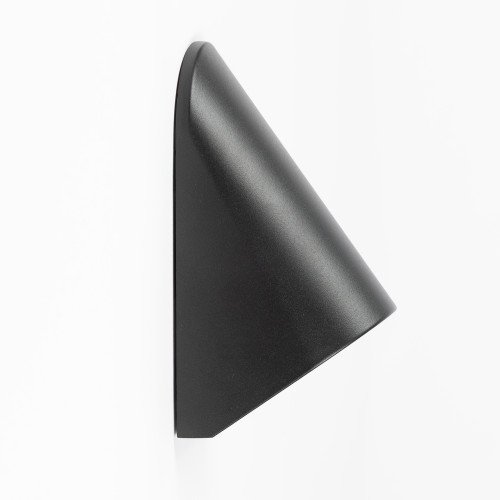Buitenlamp Alan Muurlamp zwart modern aluminium
