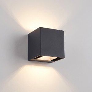 Buitenlamp Brian muurlamp zwart LED modern