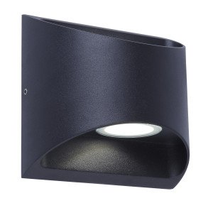 Buitenlamp Reno up en down muurlamp zwart