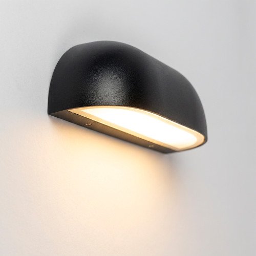 Buitenlamp Nathan muurlamp zwart IP65 modern