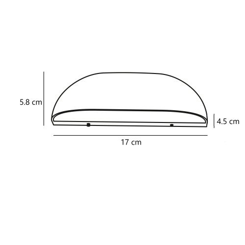 Buitenlamp Nathan muurlamp zwart IP65 modern