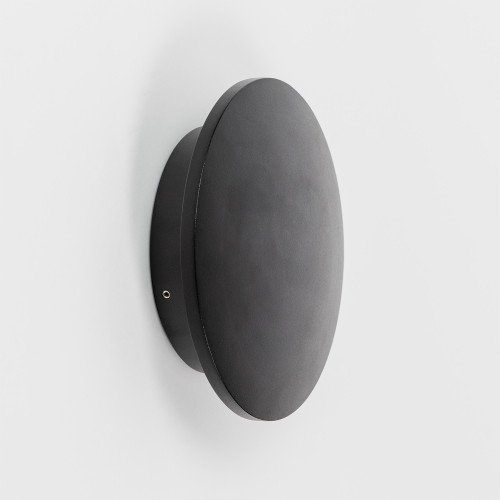 Buitenlamp Eclips wandlamp small zwart aluminium modern