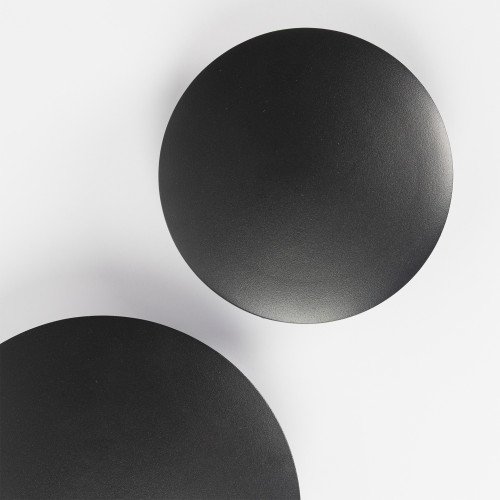 Buitenlamp Eclips wandlamp medium zwart aluminium modern
