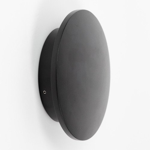 Buitenlamp Eclips wandlamp medium zwart aluminium modern