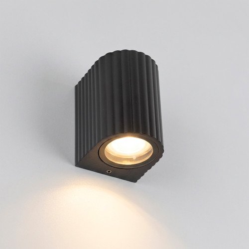 Buitenlamp Oscar muurlamp zwart GU10 Modern