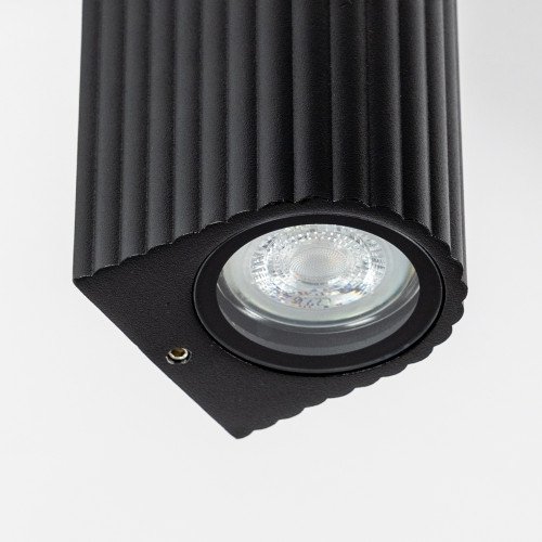 Buitenlamp Oscar muurlamp zwart GU10 Modern