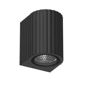Buitenlamp Oscar muurlamp zwart GU10 Modern