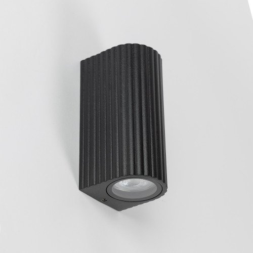 Buitenlamp Oscar up en down muurlamp zwart GU10 Modern