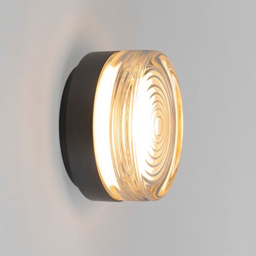 Opbouwspot Liam wandlamp plafondlamp zwart