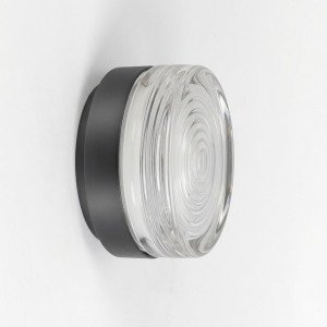 Opbouwspot Liam wandlamp plafondlamp zwart