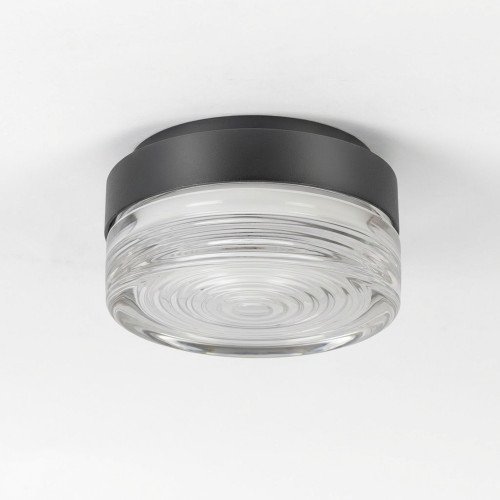 Opbouwspot Liam wandlamp plafondlamp zwart