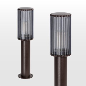 Buitenverlichting Sablon 3 tuinlamp zwartbruin