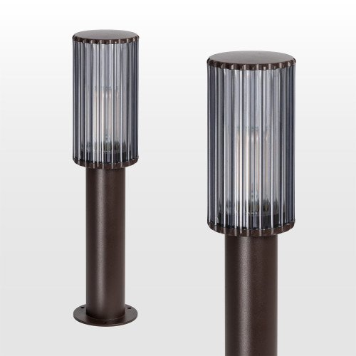 Buitenverlichting Sablon 3 tuinlamp zwartbruin
