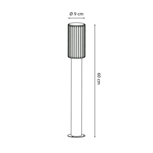 Buitenverlichting Sablon 2 tuinlamp zwartbruin