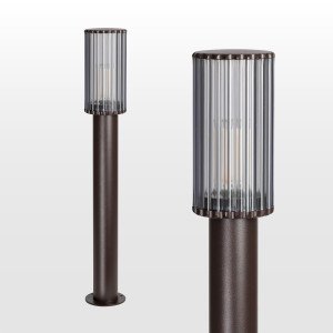 Buitenverlichting Sablon 2 tuinlamp zwartbruin