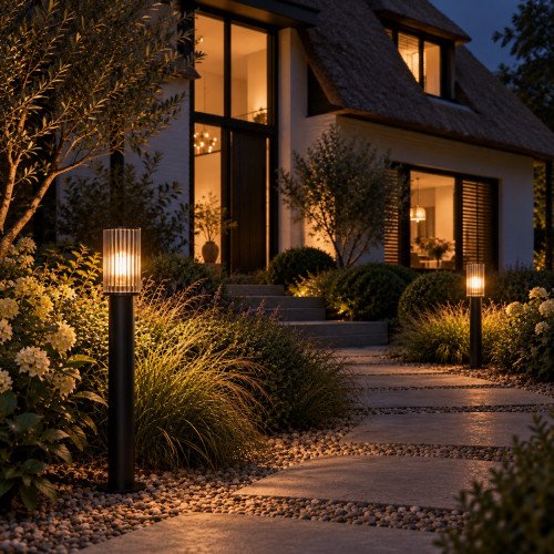 Buitenverlichting Sablon 2 tuinlamp zwartbruin