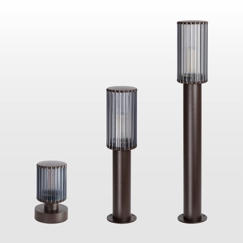 Buitenverlichting Sablon 2 tuinlamp zwartbruin