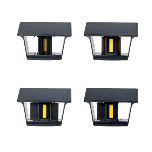 Buitenlamp Mitch solar muurlamp zwart modern