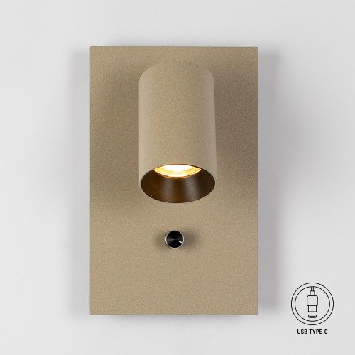 Binnenlamp Mila bedelamp champagne dimmer