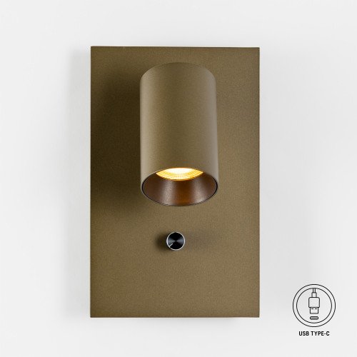 Binnenlamp Mila bedelamp brons dimmer
