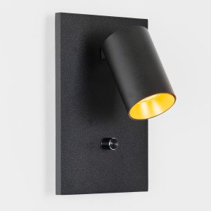 Binnenlamp Mila bedelamp zwart dimmer
