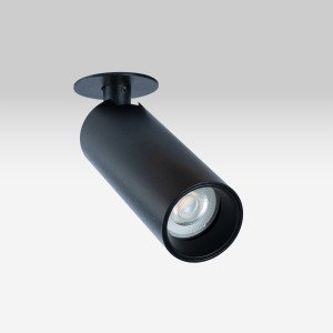 Binnenverlichting Vigo inbouwspot zwart aluminium
