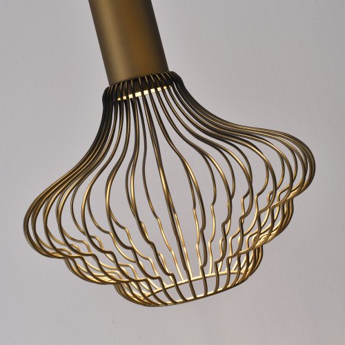 Binnenverlichting 5-lichts Asli zwart goud