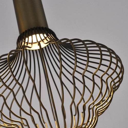 Binnenverlichting 5-lichts Asli zwart goud