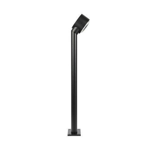 Buitenlamp Scope tuinlamp zwart aluminium bolle lens