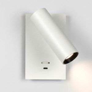 Binnenverlichting Elias bedlamp wit richtbaar