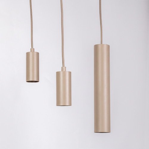 Binnenverlichting Lumi 6-lichts hanglamp zand modern