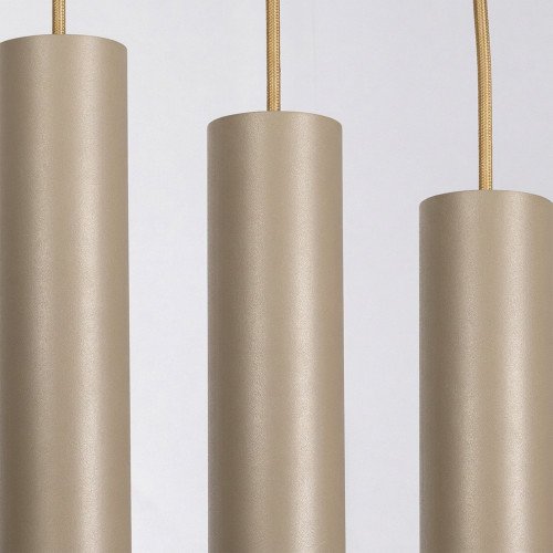 Binnenverlichting Jerez 3 lichts hanglamp zand modern