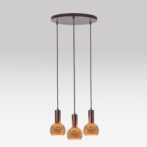 Binnenverlichting Dari 3 lichts hanglamp griege modern