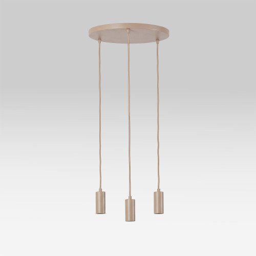 Binnenverlichting Dari 3 lichts hanglamp zand modern