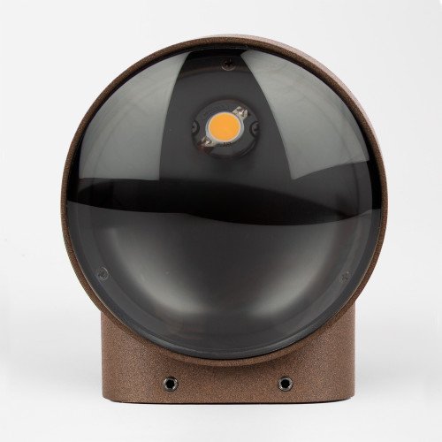 Rustiek bruine convex glazen venster modern wandlamp downlighter