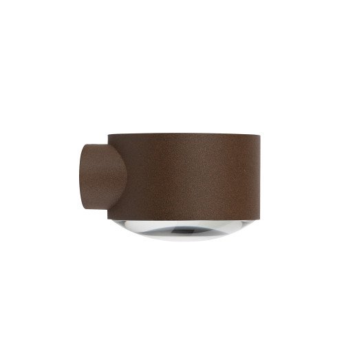 Rustiek bruine convex glazen venster modern wandlamp downlighter
