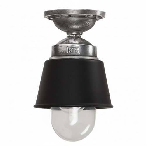 Plafondlamp industrieel Zwart