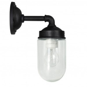 Industriele Wandlamp Ninety zwart