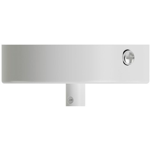 Plafondplaat enkel wit 