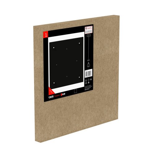 Plafondplaat vier zwart 