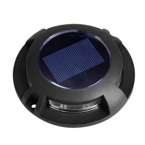 grondspot - Solar LED Decklight zwart - solarlamp - zonne energie spot - Nostalux