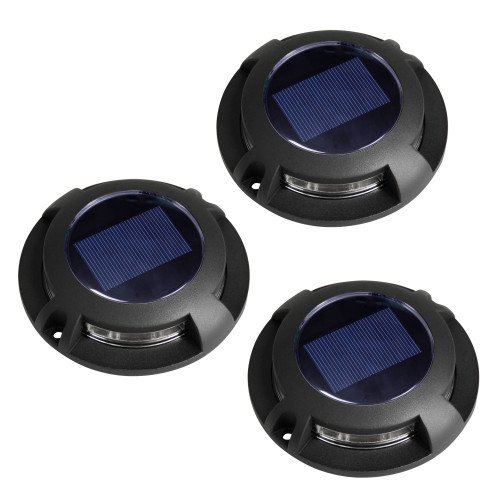 grondspot - Solar LED Decklight - solarlamp - zonne energie spot - Nostalux-Set-3