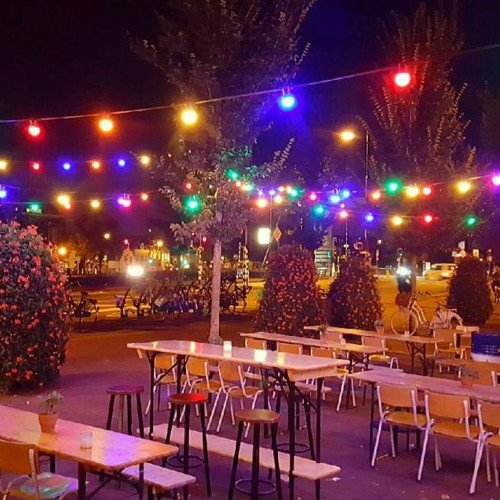 Feestverlichting LED Patio 30 kleur - 30 meter / 36 fittingen